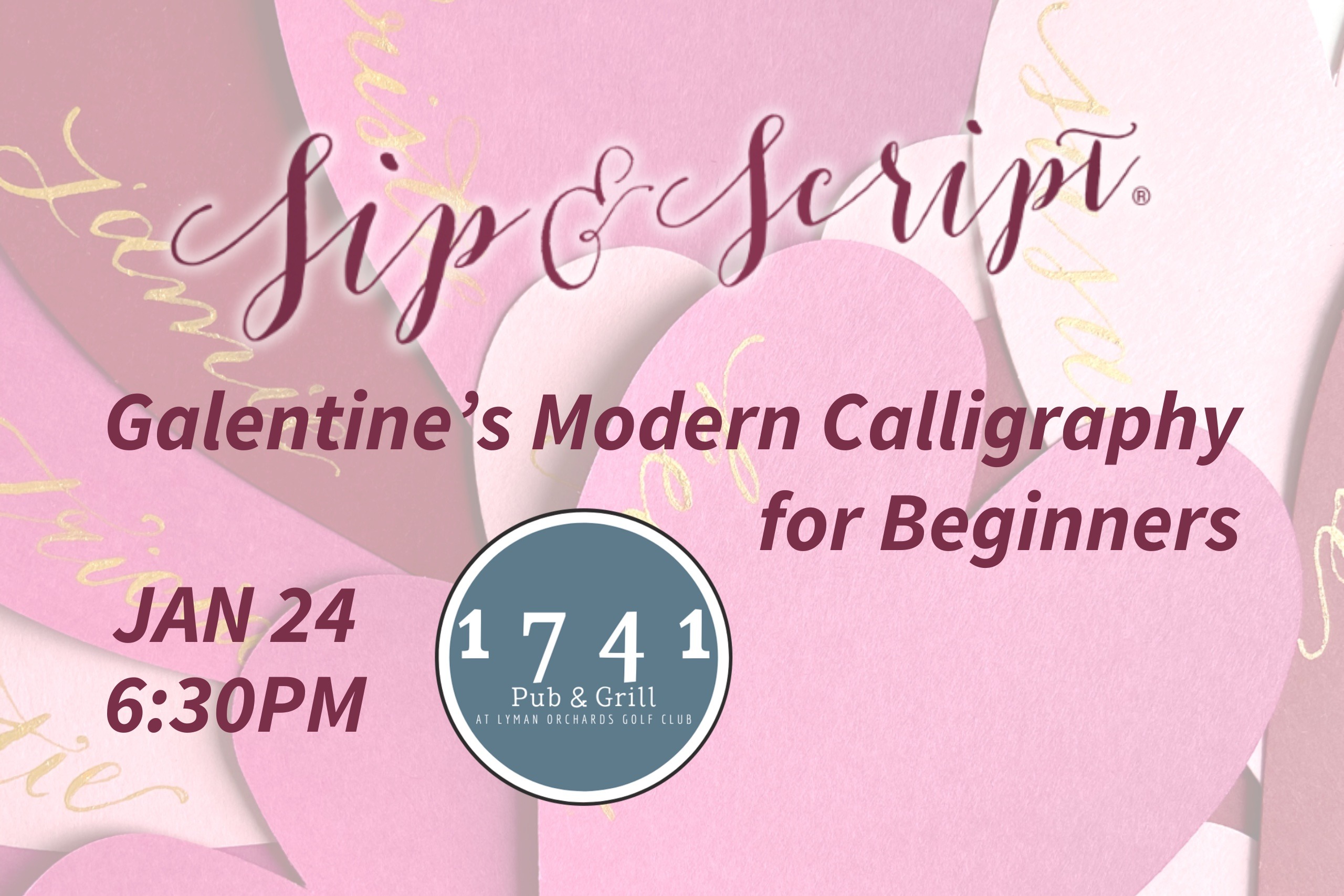 Sip & Script Intro To Modern Calligraphy for Beginners at Litherman's  Limited Brewery!