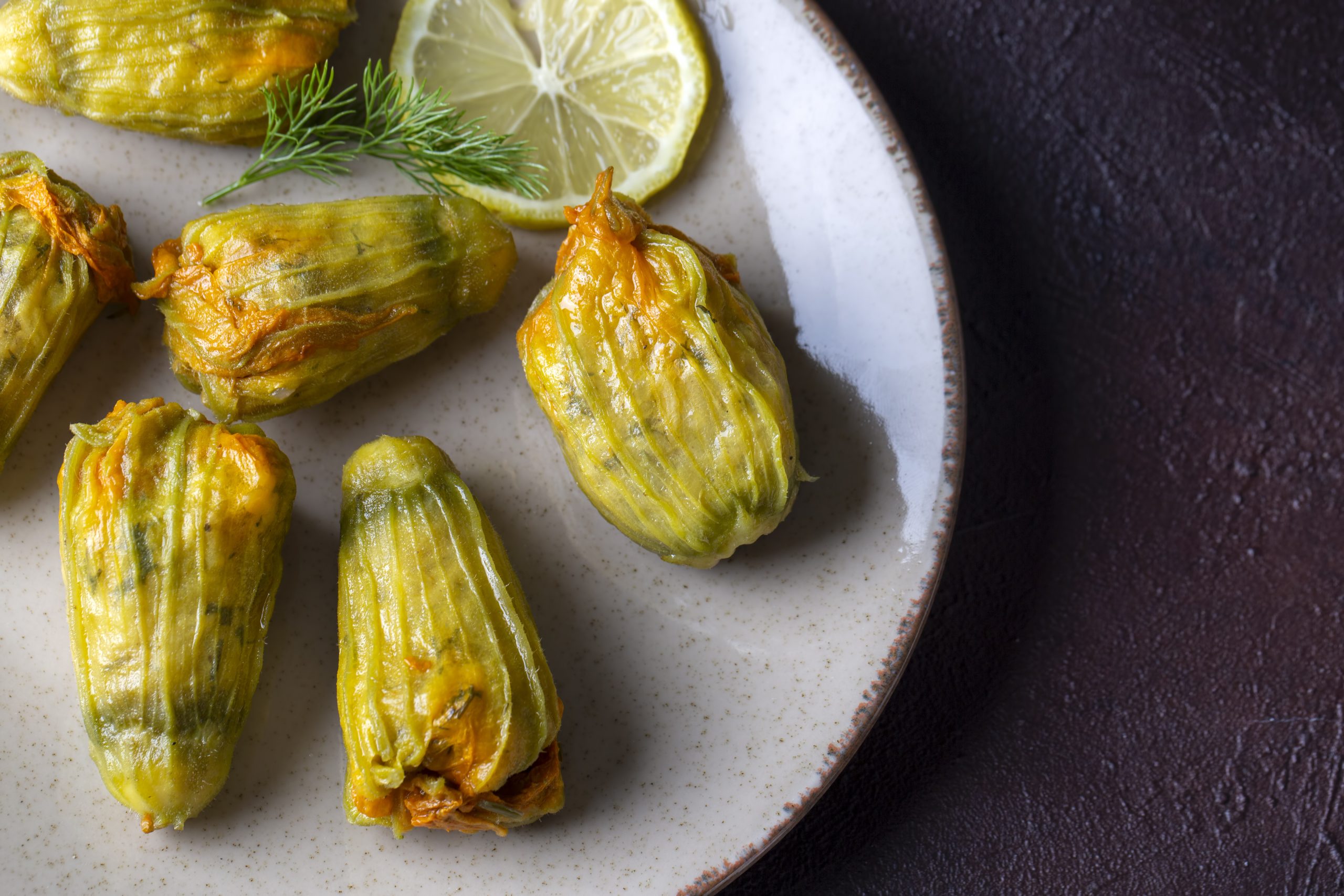 Roasted Stuffed Squash Blossoms | Lyman Orchards